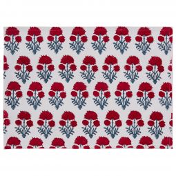 Hana Placemat - Red/Teal (Set of 2)